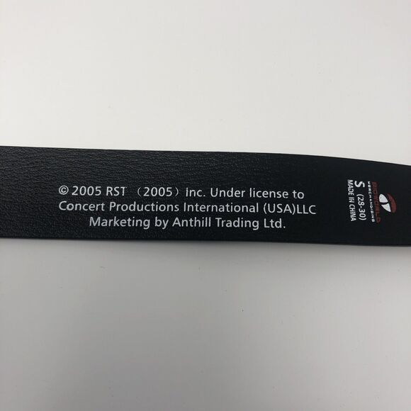 ROLLING STONES OFFICIAL 2005 Small BELT NEW OLD STOCK US IMPORT US TOUR 1975 - Picture 7 of 12